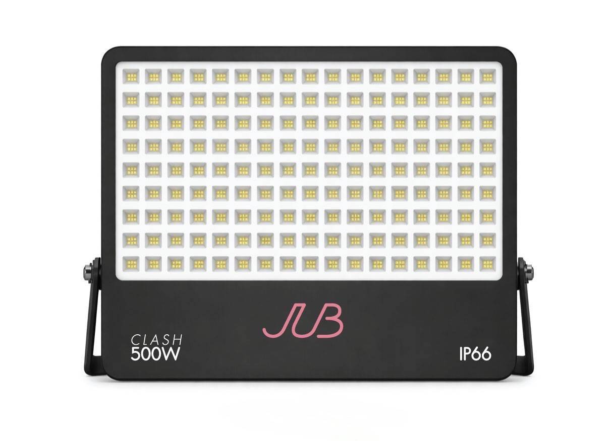 โคมไฟสปอร์ตไลท์ แอลอีดี รุ่น CLASH 500w สีดำ เดย์ไลท์ (แสงขาว)